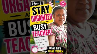 How I Stay Organized As A Busy Teacher!#classroommanagement #education #teachingtips
