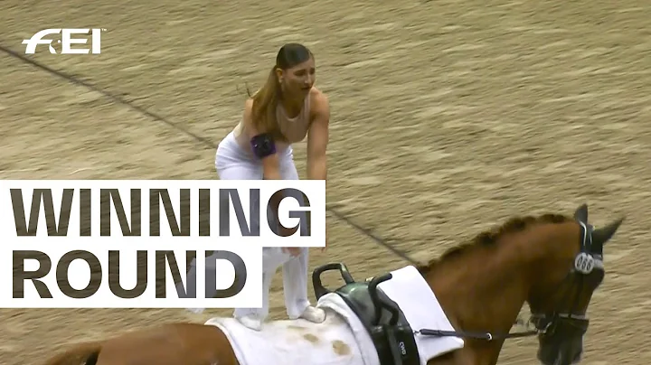 Manon Moutinho is the new WORLD CHAMPION | ECCO FEI World Championships 2022