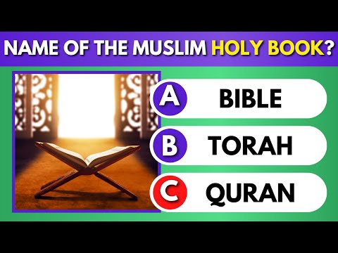 Islamic General Knowledge Quiz | Islam Quiz (no music)