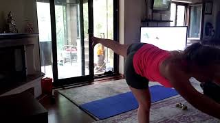 Im doing Chloe Tings Abs and Full body workout. Day 4 of the Intense Core Challenge here