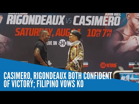 Casimero, Rigondeaux both confident of victory; Filipino vows KO