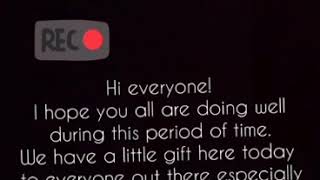 Appreciation video for the Frontliners