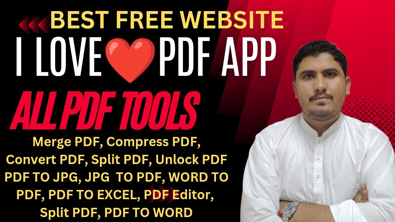 How To Use I Love PDF Love PDF kesy use kren MERGE PDF SPLIT PDF