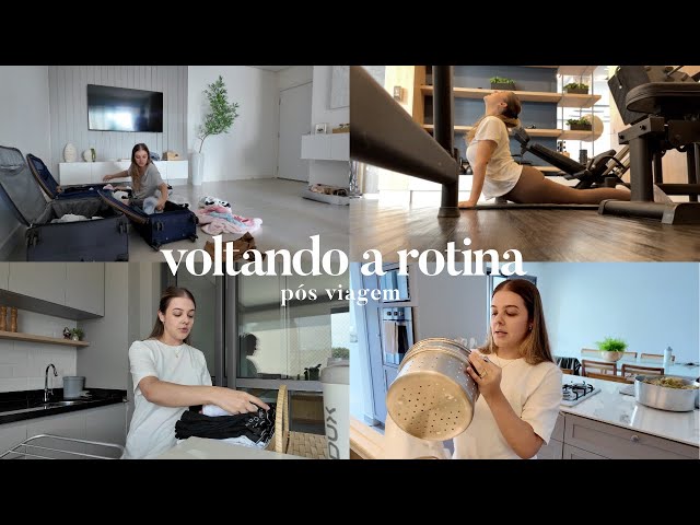 Vlog voltando a rotina pós viagem, desfazendo malas, lavando roupas e colocando a casa em ordem
