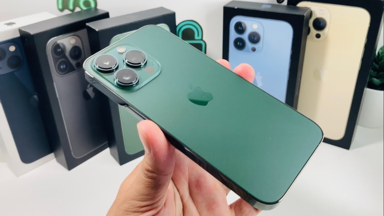 iPhone 13 Pro ALPINE GREEN UNBOXING! 