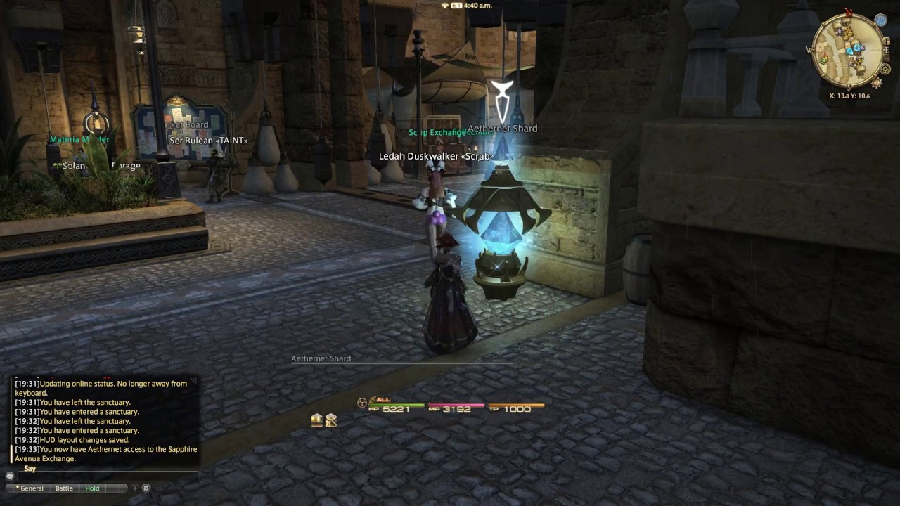 FFXIV Stormblood New Ul'dah Aetheryte Location (Sapphire Avenue