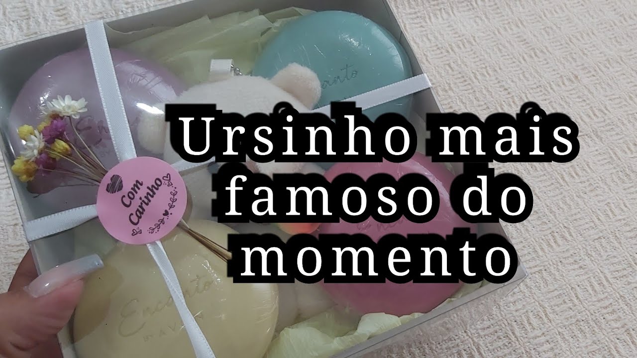 KIT COM O URSINHO MAIS FAMOSO DO MOMENTO - LINK NA DESCRIÇÃO # ...