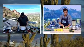 Chef Beau MacMillan Makes Blue Corn Fried Shrimp With Poblano Truffle Aioli Chef Beau MacMillan Makes Blue Corn Fried Shrimp With Poblano Truffle Aioli