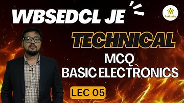 WBSEDCL JE 2025 | MCQ PRACTICE from Basic Electronics Lec 05 | BY Easy2Learning
