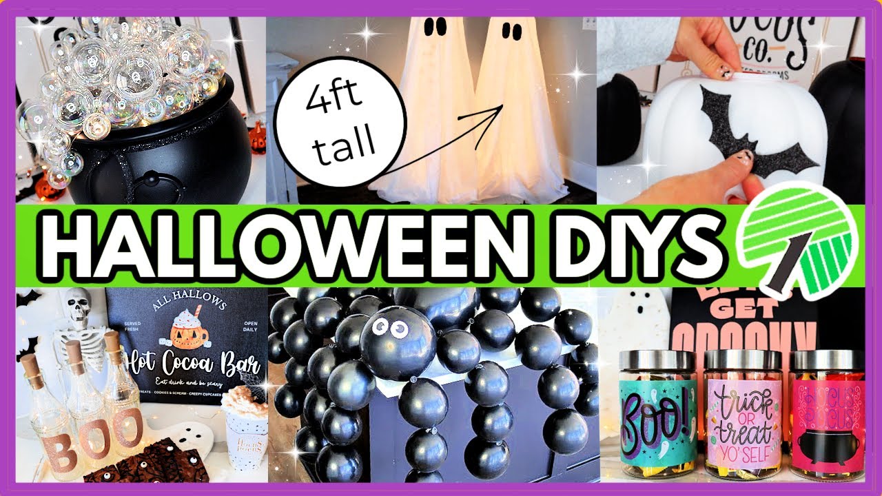 Creative* DOLLAR TREE HALLOWEEN DIYS ???? (easy hacks to try in 2024 ...