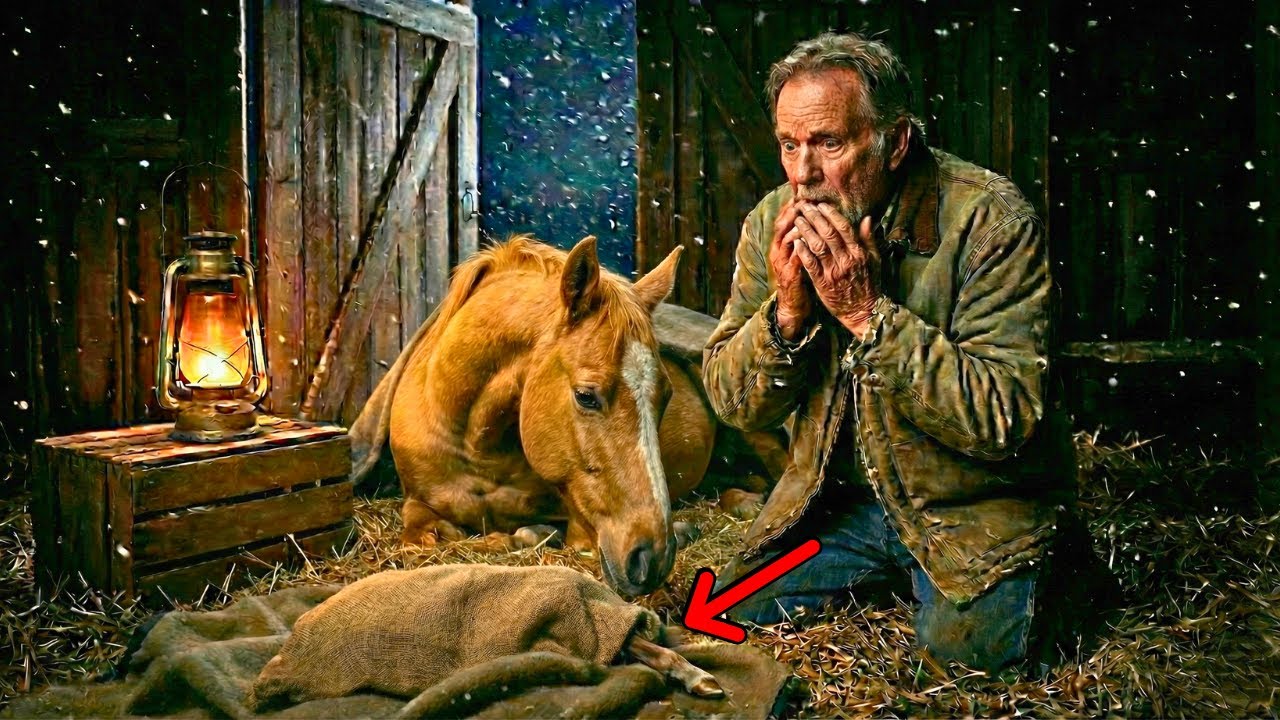 Rancher Helps a Dying Horse in Labor... What Came Out Left Everyone Speechless