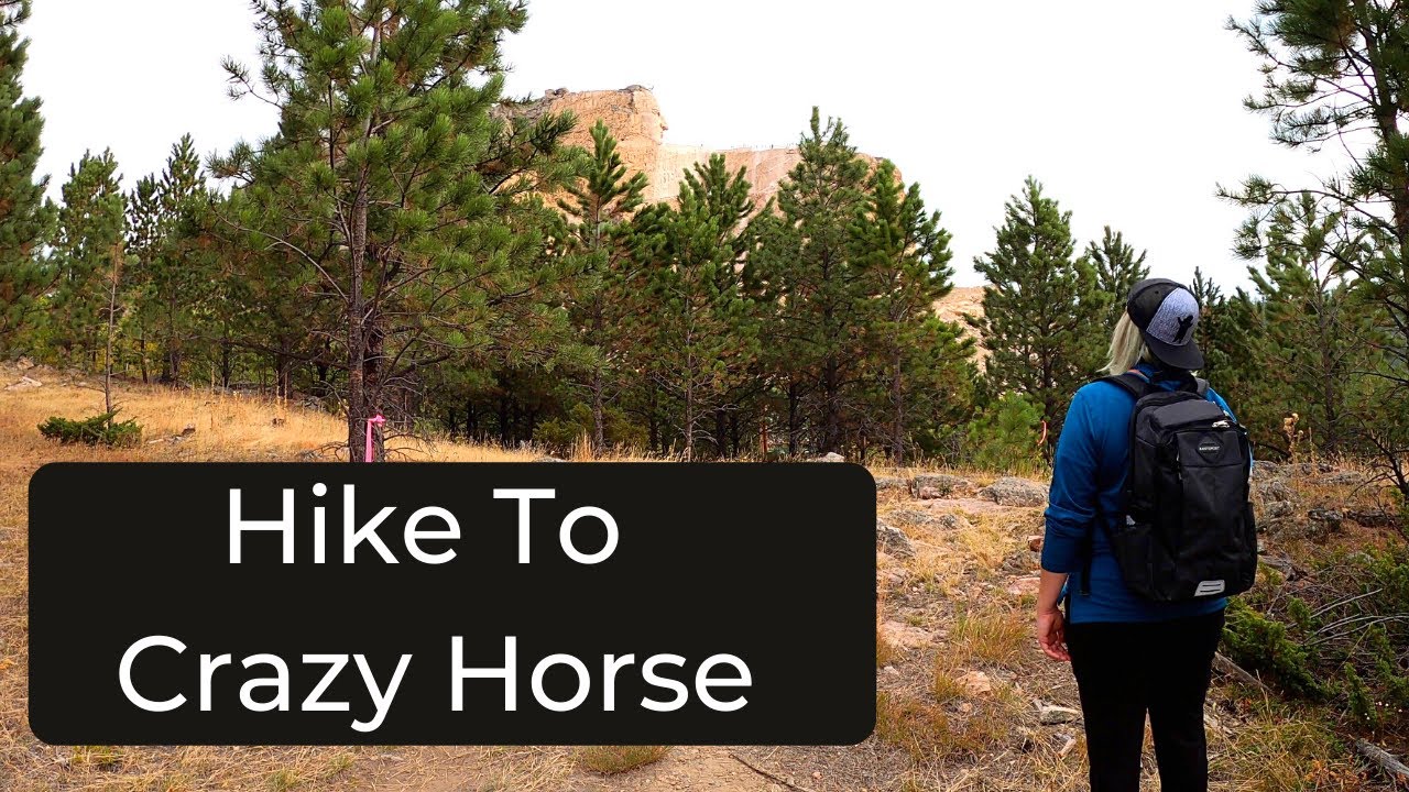Silent Hike Crazy Horse Memorial in Black Hills, Custer County, South