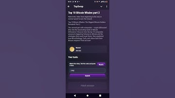Top 10 Bitcoin Whales Part 2 Tapswap code today 23rd July