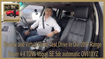 2011 Range Rover 4 4 TDV8 Vogue SE 5dr automatic | Review and Test Drive