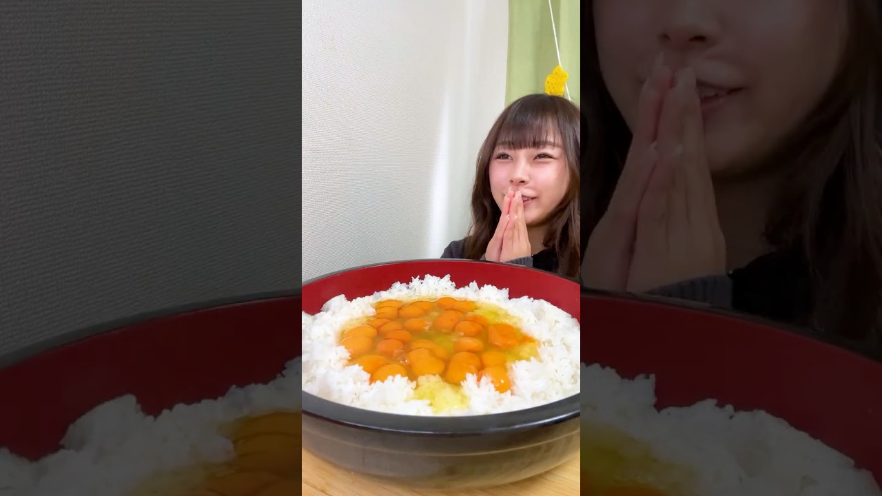 二黄卵の卵かけご飯 - YouTube