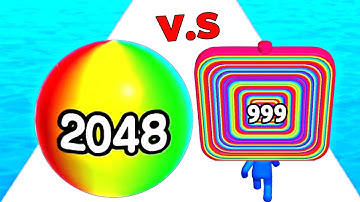 BALL RUN 2048 vs LAYER MAN 3D: Run & Collect - Number Master Gameplay Walkthrough Android & iOS