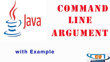 Command line Argument in java with example