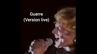 Video voorbeeld van "Johnny Hallyday  Guerre (version live) 1981 (vidéo originale)"