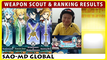 The Revenant Ranking Results & 11 Anniversary Weapon Scout (Sword Art Online Memory Defrag)