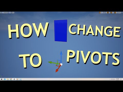 UE4: Permanently Change Pivots/Pivots in General #2 - Fast