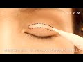 針對熟齡肌【眼皮下垂】【眼睛凹陷】問題，通過拉升眼皮改變整體映像！ 「熟齡肌雙眼皮膠」基本使用方法