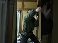 椿三十郎のラストの殺陣をまねてみた(逆抜き不意打ち斬り)(前からバージョン)