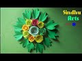 Best table decorations   diy wall hanging paper flowers  sindhu arts