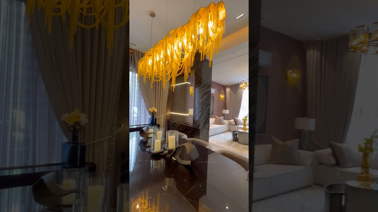 The Most Luxurious Drawing and Dining Room in Furnished House at DHA Phase 6 Lahore