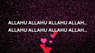 Allahu Allahu Allahu Allah ( Lyrics)|❤️ Qari Waheed Zafar Qasmi| Allah Hoo Allah Hoo Allah Hamd ❤️