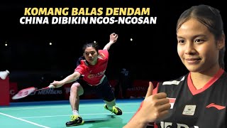 KALAHKAN UNGGULAN PERTAMA CHINA  Komang Tak Henti Beri Smash Hingga Lawan Capek di Thailand Open