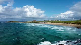 Fistral Beach Newquay, Cornwall by Drone