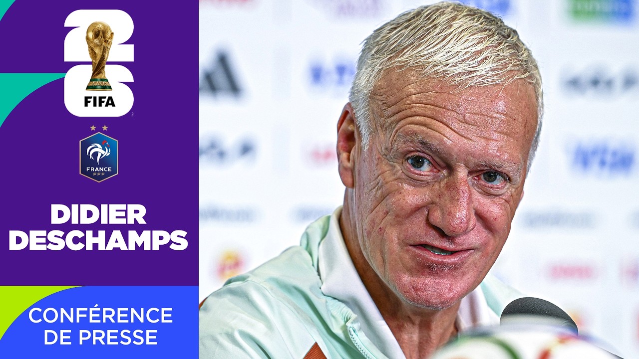 🚨 EN DIRECT - La conférence de presse de Didier Deschamps avant France – Maroc !