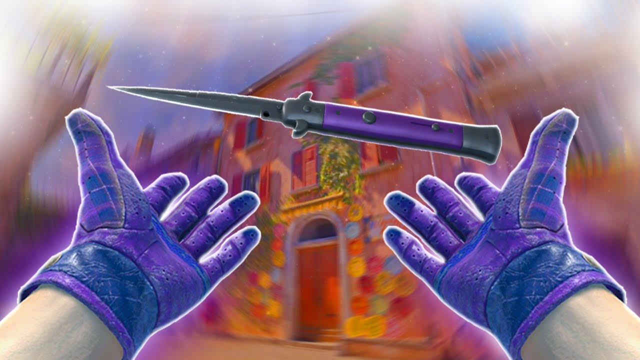 KIT ROXO no CS2 com FACA e LUVA! - YouTube