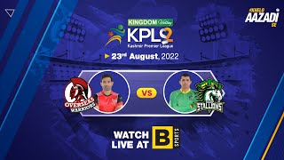 KPL Season 2 Match #20 Bagh Stallions v Overseas Warriors  #KPL #BSports #KheloAazadiSe #kpl2022