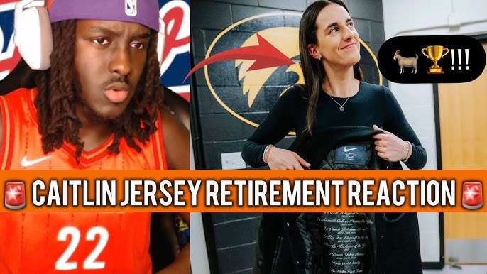 CAITLIN CLARK IOWA JERSEY RETIREMENT REACTION + FEVER NEWS - YouTube
