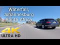 Driving in Waterfall, Johannesburg, South Africa.