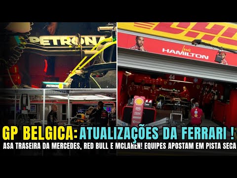 Atualizações Na Ferrari ! Asa Da Mercedes, Red Bull E Mais! Equipes Apostam Em Pista Seca| Formula 1