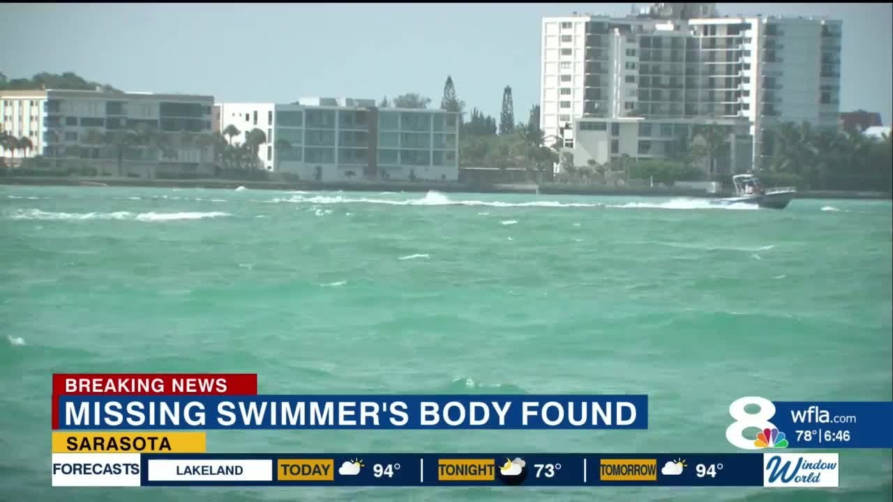 Download Body of missing swimmer found off Longboat Key, police say