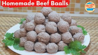 Beef Balls Homemade Beef Balls ลกชนเนอทำเอง