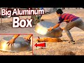 Big box aluminum prank dog sleeping very funny  must watch most funny comedy try not to laugh