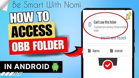 How to Access Data Obb Folder in Android 11 To 15 || How to Fix Can
