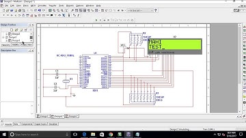 How to Interface LCD to 8051 using Multisim and Keil