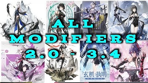 Aether Gazer All Characters (Modifiers) Showcase [V2.0 to V3.4].