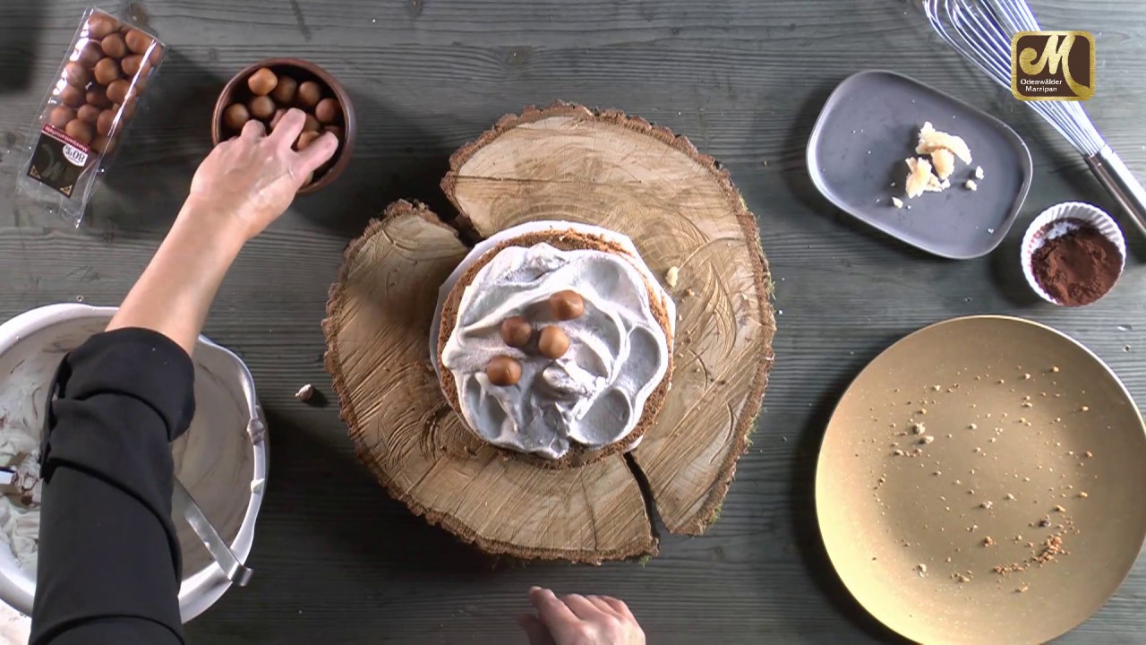 Kartoffeltorte Marzipan und Schoko mit Marzipankartoffeln / Marzipantorte