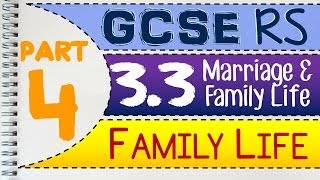 GCSE RS Unit 3.3 (Part 4 of 5) Family Life | by MrMcMillanREvis