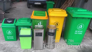 Bán Thùng Rác Nhựa HDPE - Composite Các Loại Dung Tích Từ 20L - 660L