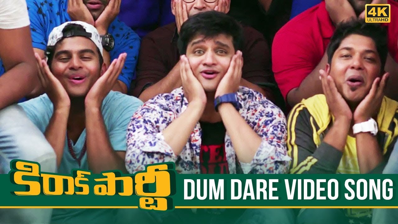 Kirrak Party Video Songs  Dum Dare Full Video Song 4K  Nikhil Siddharth  Simran Samyuktha