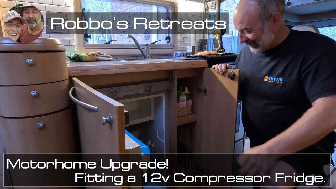 Motorhome Upgrade, Fitting a AAOBOSI 83l 12v Campervan Fridge
