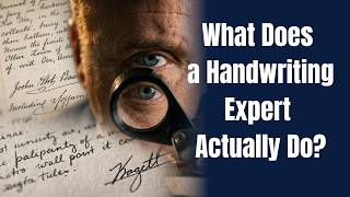 What Does a Handwriting Expert Actually Do?