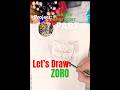 Project: Anime Character (PART 1) #firstmate #zoro #onepiece #anime #drawing #art